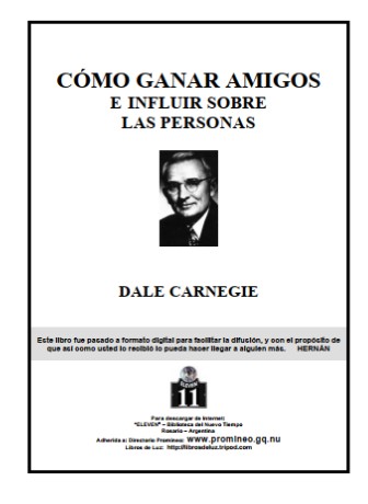 "Cómo ganar amigos e influir sobre las personas" 